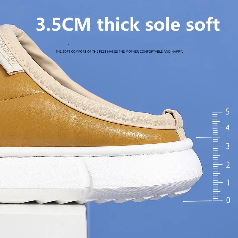 Women Slippers Winter Waterproof  Warm Home Indoor Cotton Plush Ladies Soft Slippers Memory Foam Couples Shoes  Zapatillas Mujer