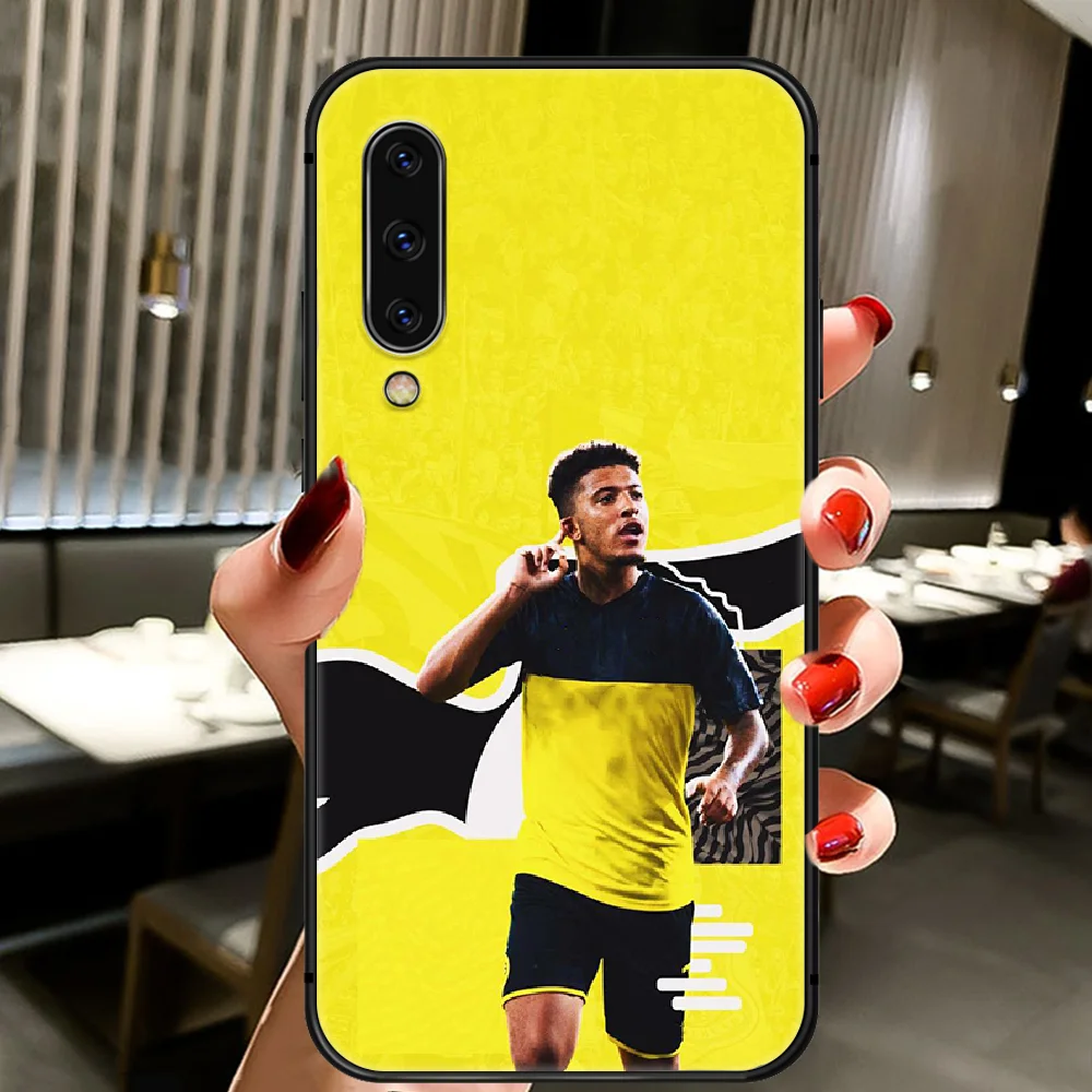 

Jadon Sancho Football Phone Case Cover For Samsung Galaxy A10 A20 A30 E A40 A50 A51 A70 A71 J 5 6 7 8 S black Coque Painting