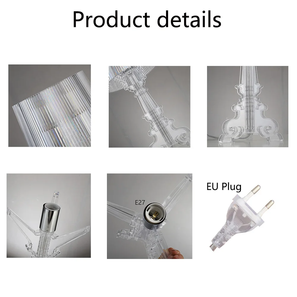 Акриловые Настольные лампы настольная лампа для спальни гостиной учебы чтения