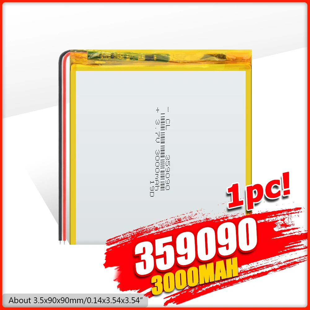 Специальное предложение для dvd GPS навигации 3 7 в 3000 мАч li po ion lipo перезаряжаемые