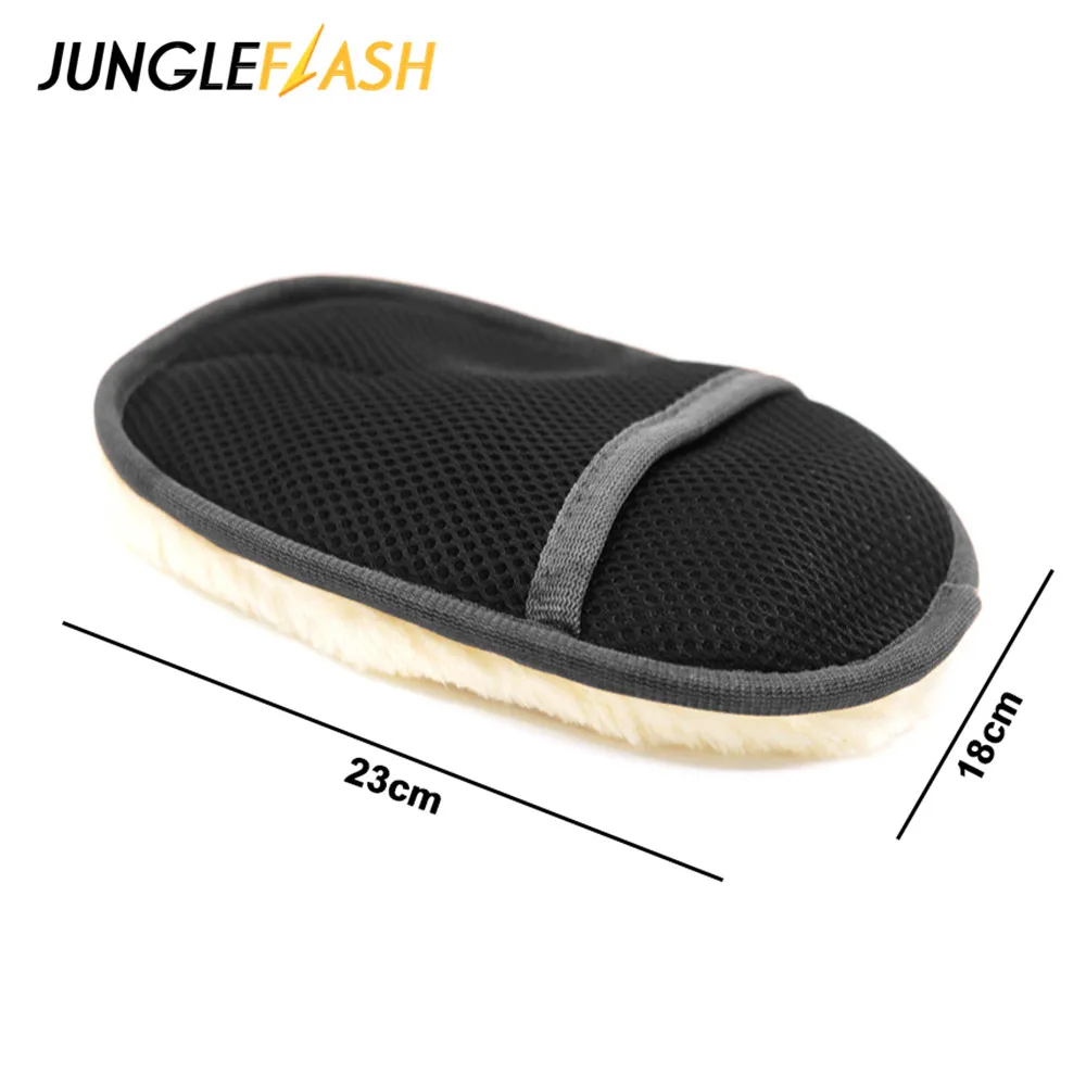 Чистящая Щетка JUNGLEFLASH для автомобиля Мягкая шерстяная щетка мытья мотоциклетная