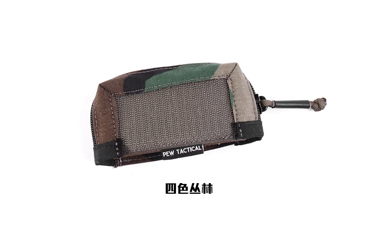 MK3 MK4 Tactical Chest Hanging Mini Zipper Cover Half Long Zipper Cover Tactical Vest Tool Bag