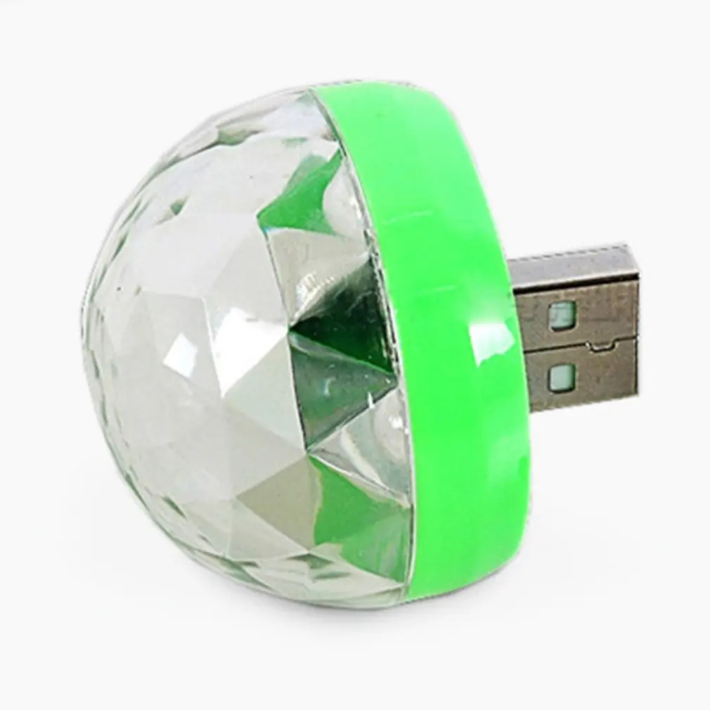 Мини USB СВЕТОДИОДНЫЙ диско этапа светильник Портативный Семья вечерние