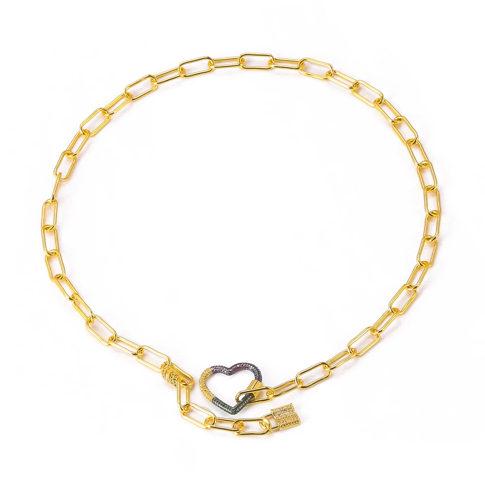 Хип-хоп цепочка на шею в стиле панк Подвеска &quotзамок&quot Женский Мужской