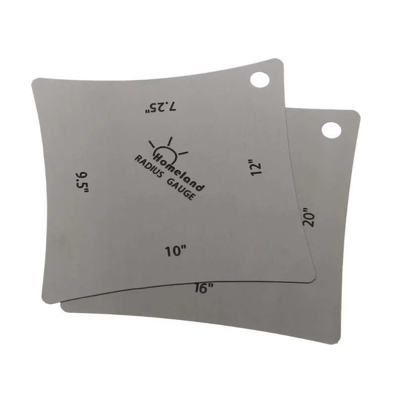 

2pcs Guitar Radius Gauge Guitar Fretboard Measure Tool Accessory Parts