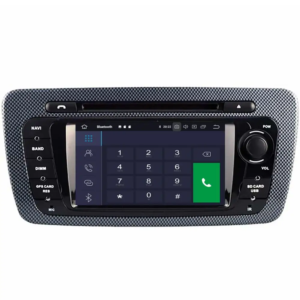 Android 9 0 встроенный DSP Восьмиядерный 4 Гб + 64 Ibiza автомобильный DVD для Seat IPS 7 дюймов
