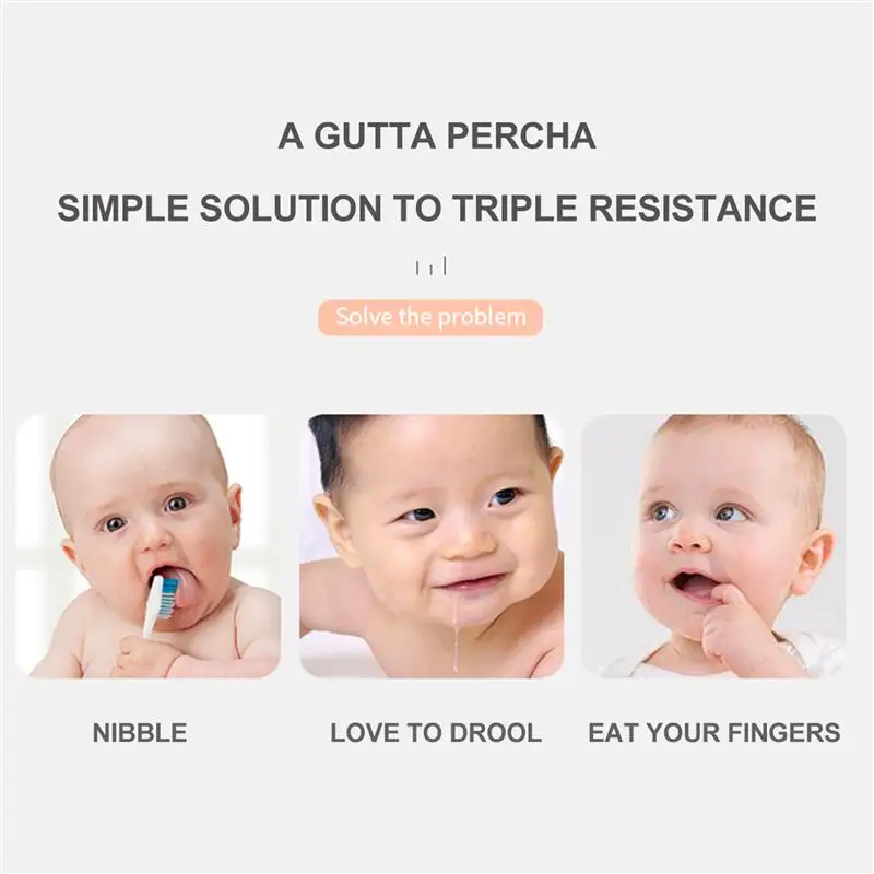 

4Pcs Baby Wooden Molar Toys Fun Rattle Stick Toys Baby Teething Training Toys