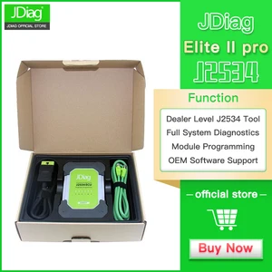 Универсальный сканер OBD2 JDiag Elite2 Pro J2534 для диагностики и программирования