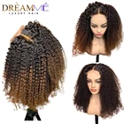 Парик медовый блонд, кудрявый, вьющийся, 4X4, 1B3 0, парики из натуральных волос для чернокожих женщин, предварительно выщипанные с детскими волосами Реми