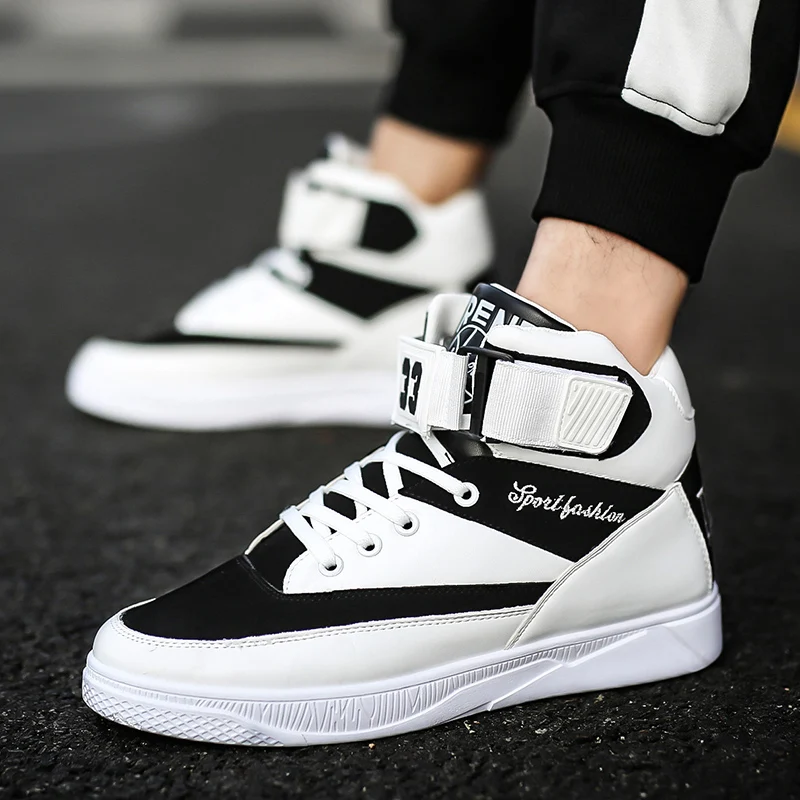 

Trend 2020 Outdoor Fashion Men Casual Shoes Men's Sneakers Platform Shoes Leather Men's Sports Shoes White Sneakers Men
