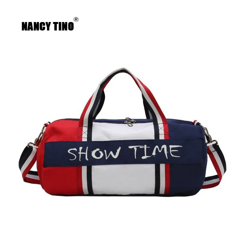 

NANCY TINO Gym Bag Dry and Wet Separation Fitness Cylinder Waterproof Travel Portable Sports Bag Sport Bolsa Tassen Tas Bag