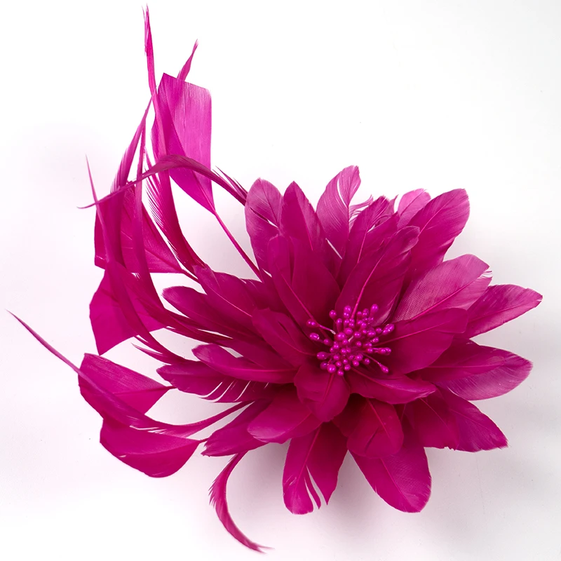 

High Quality Fluffy Goose Feathers Flower DIY Natural Corsage For Crafts Jewelry Accessories Wedding Clothes Decoration Plumes