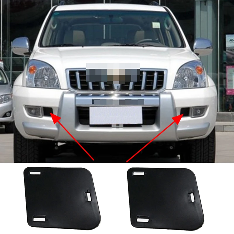 Противотуманные фары на передний бампер для Toyota Land Cruiser Prado FJ120 2003 2009|Хромирование|