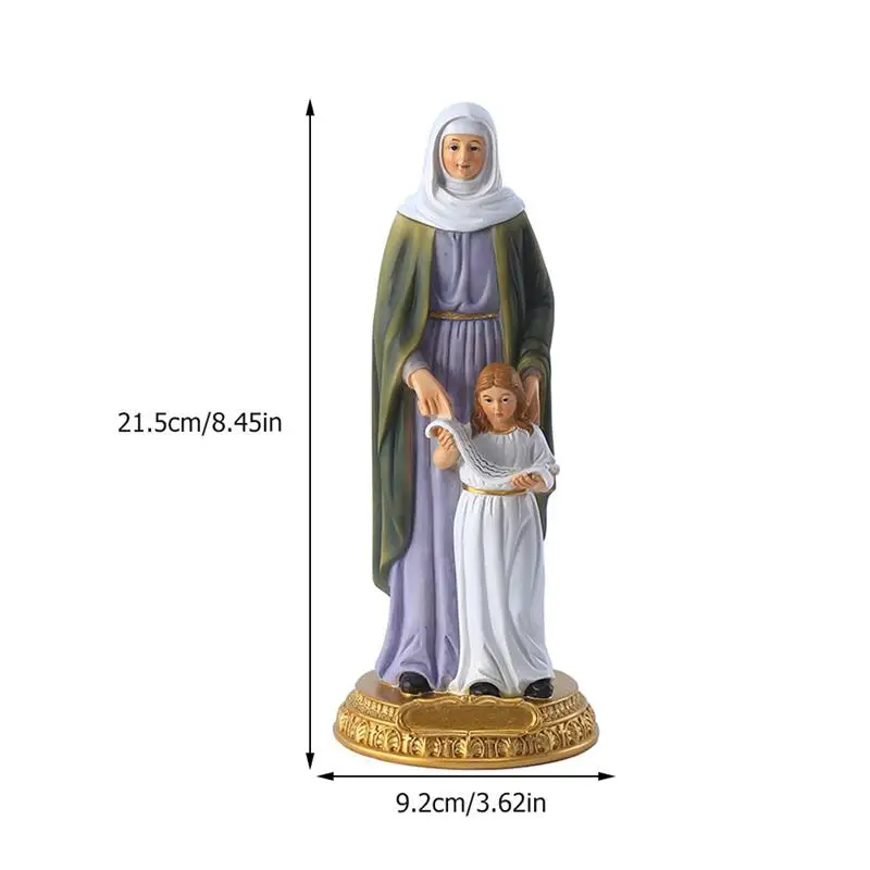 

Resin Madonna Adornment Resin Desktop Ornament Catholicism Ornament Home Decor