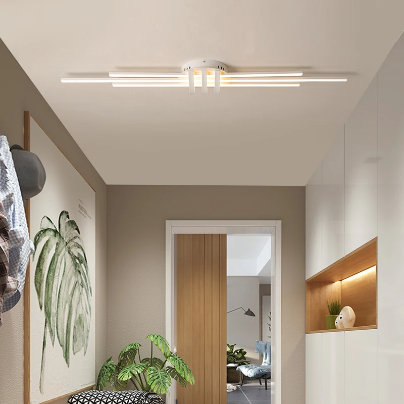 

Led Modern Led living room Ceiling lights for bedroom corridor foyer Modern Led Ceiling lamp Fixtures Matte Black/White 90-260V