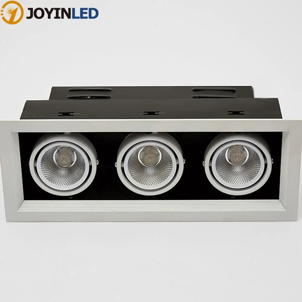 

Downlights LED COB Ceiling 10W 20W 30W Surface Mounted dimmable LED Lamps Spot Light square Rotation LED Downlights AC85-265V