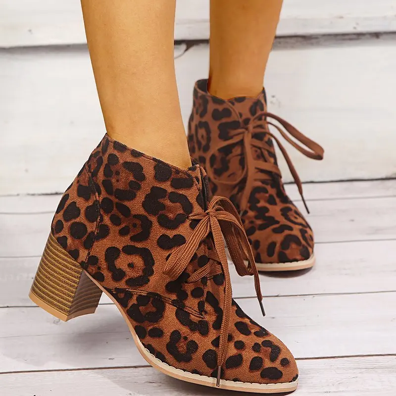 

2022 New Style for Autumn and Winter Women's Boots Hot Short Boots Size 43 Ankle Boots round Head Single Boots zapatos de mujer