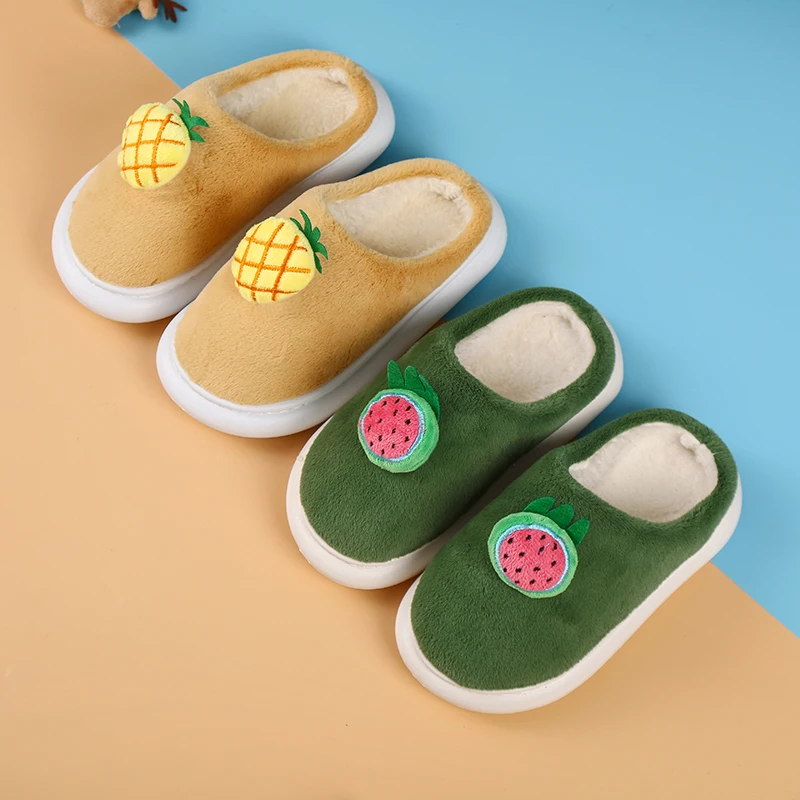 Ltofo Winter kids sneakers Children Fruit Toddlers boys Girls Indoor warm Cotton-padded Shoes 27 28 29 30 31 3233 34 35 36 37 38 |