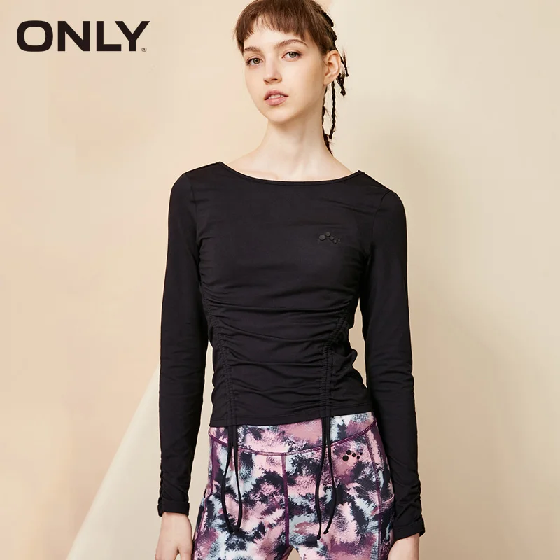 Новая Осенняя футболка с длинными рукавами и открытой спиной ONLY PLAY |