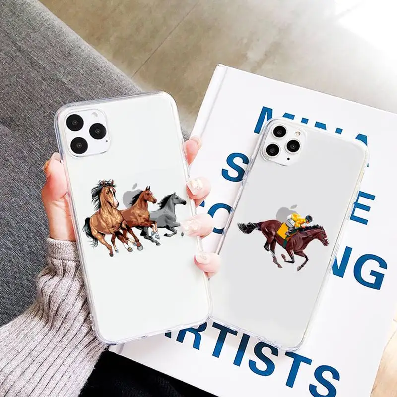 

Frederik The Great beauty horse Phone Case Transparent Clear for iPhone 11 12 mini pro XS MAX 7 8 6 6S Plus X 5S SE 2020 XR