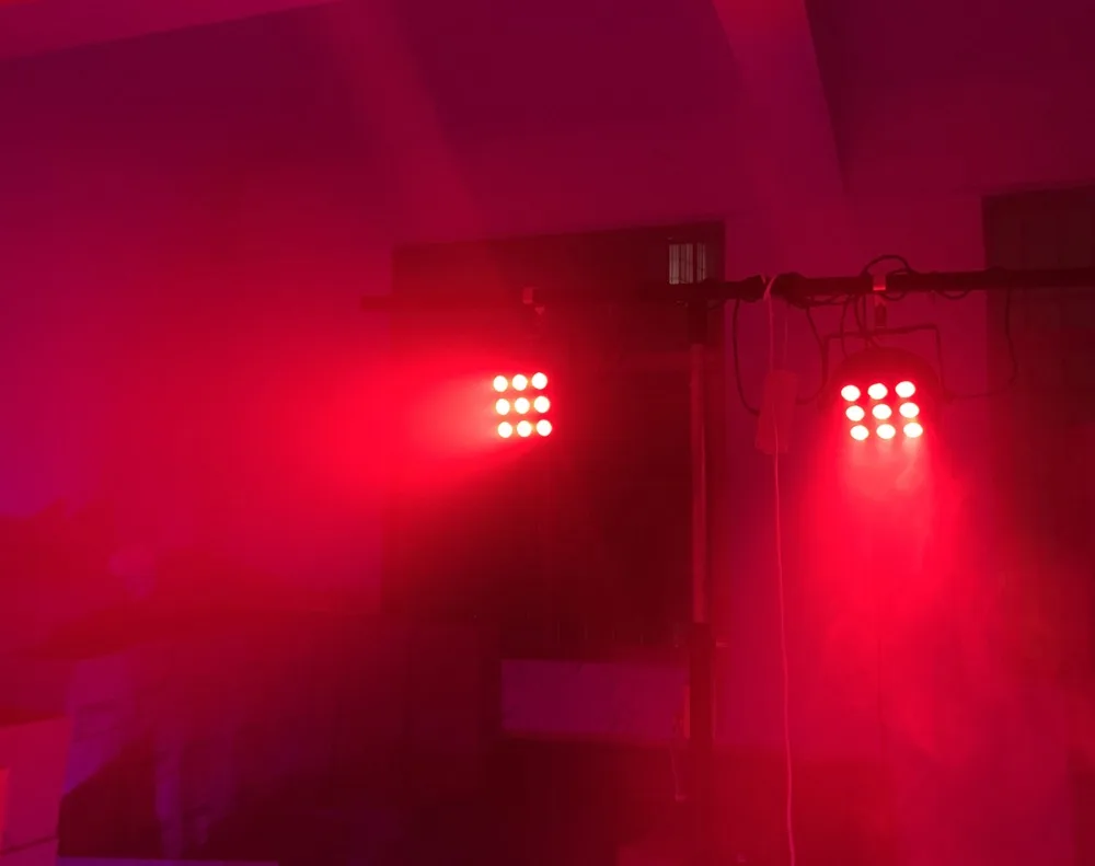 12 шт./Партия+ беспроводной пульт дистанционного управления светодиодный Par Light 9x12 Вт 4в1 светодиодный светильник сценических эффектов со сменой цвета RGBW Light