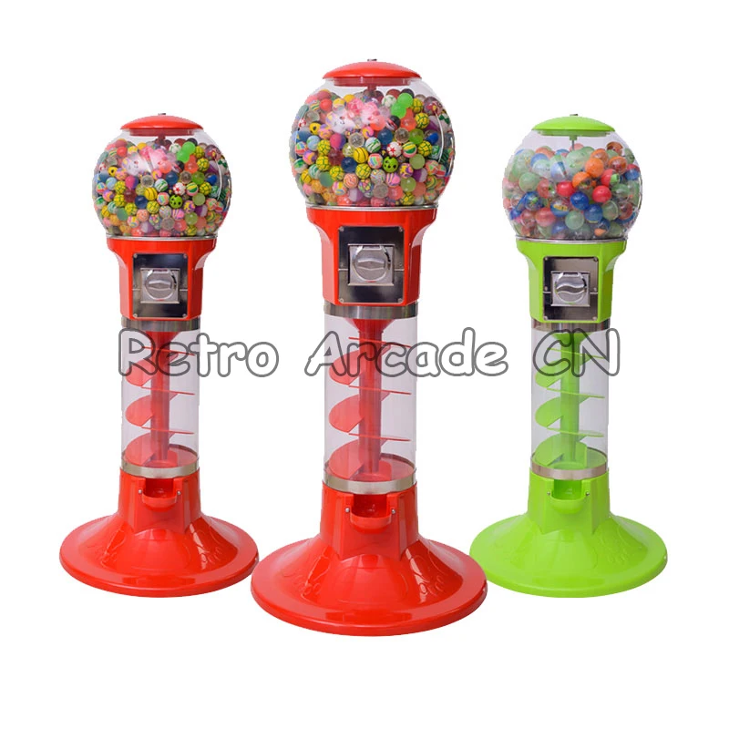 Автомат с монетоприемником для конфет большая капсула вертикальный торговый