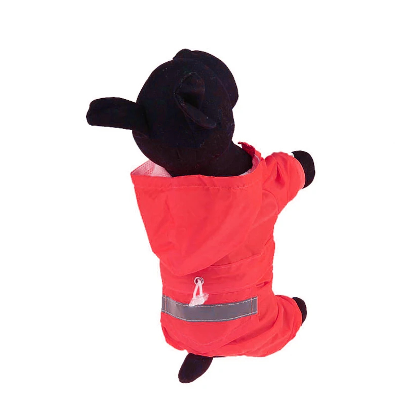 Двухслойный светоотражающий дождевик для домашних животных одежда собак с