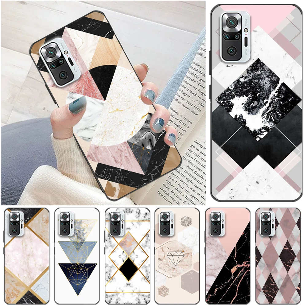 

Gorgeous Marble Phone Case For Xiaomi Redmi Note 10T 10S 10 Pro MAX 5G Redmi Note 10 10S Carcasa Soft TPU Funda