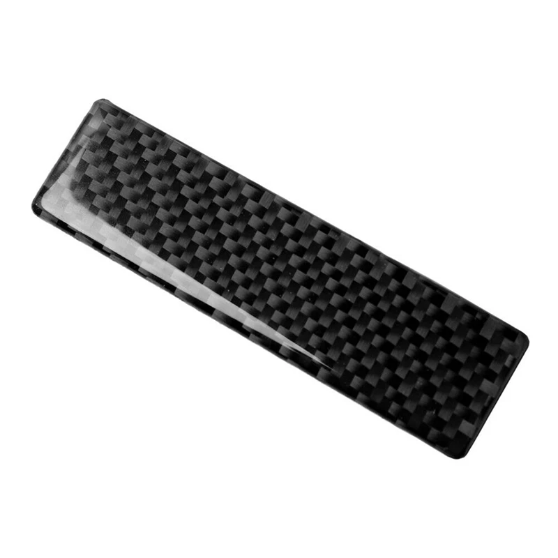 

Carbon Fiber Headlight Switch Frame Trim Stickers with Carbon Fiber Stickers, Central Control CD Panel Cover Moulding