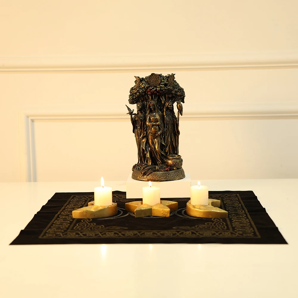 Статуи из смолы 26 см новая греческая религия кельтский данду тройная богиня