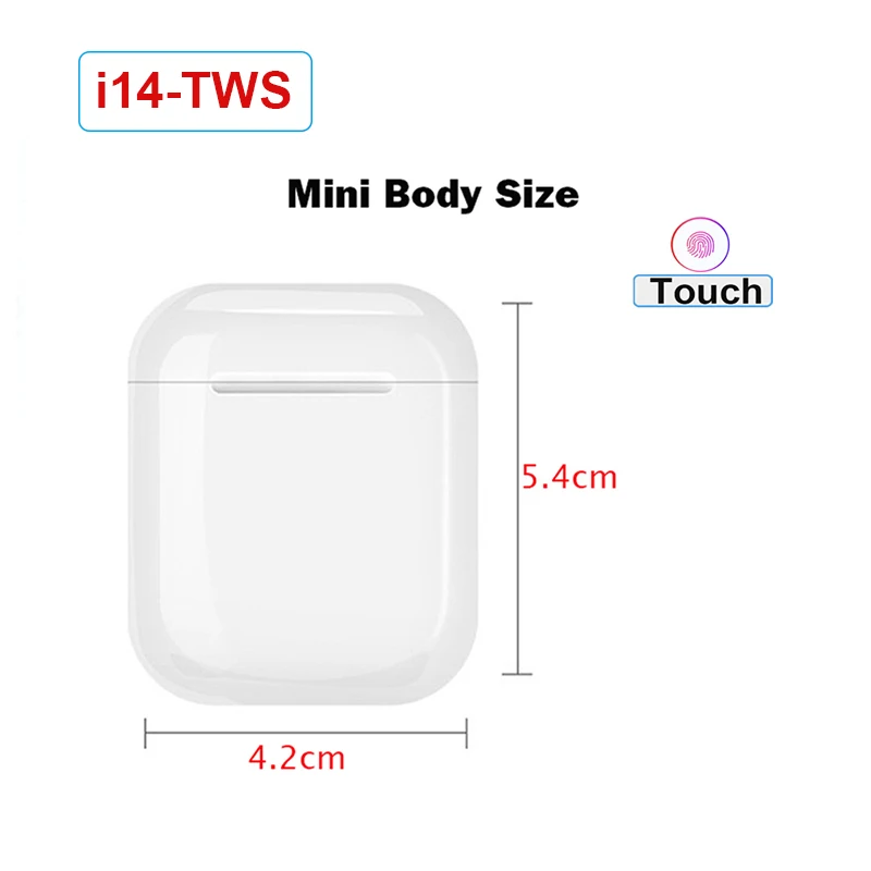 I18 inpods 12 i14 TWS Беспроводные Мини Bluetooth наушники i12 i9s tws стерео гарнитуры наушники для IOS Andorid смартфона