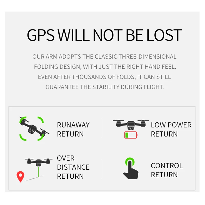 Квадрокоптер Радиоуправляемый HD 4K Wi Fi FPV GPS|Квадрокоптер с дистанционным