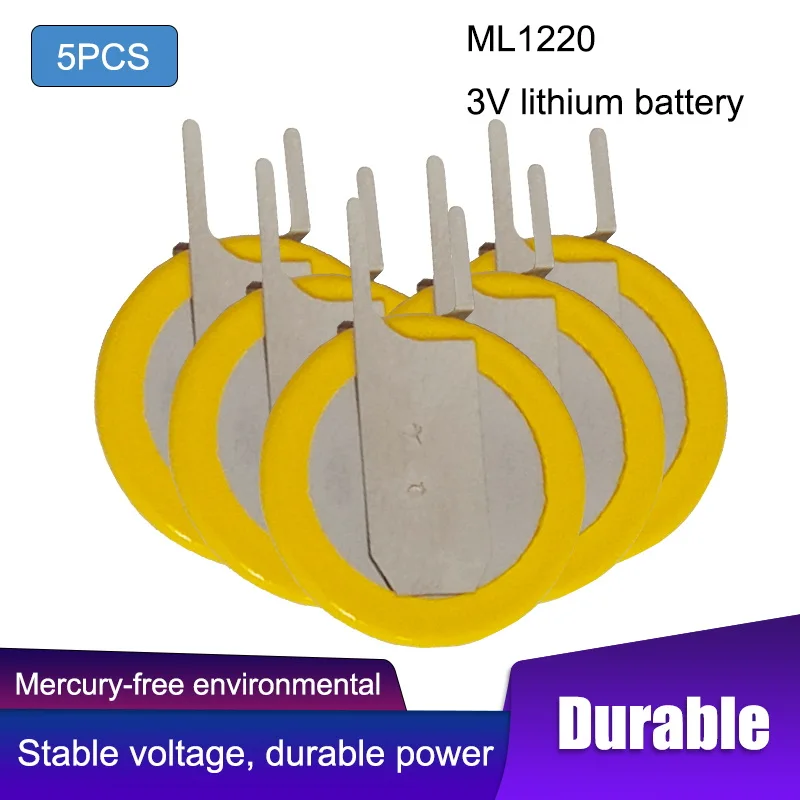 5 шт. перезаряжаемые батарейки ML1220 3 в ML 1220 CMOS RTC BIOS | Электроника