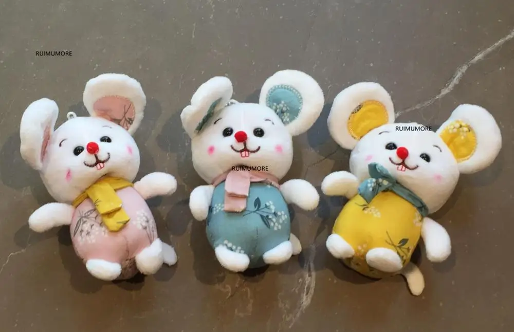 3 цвета милая игрушка брелок подвеска плюшевая мышь прибл. 15 см Маленькая