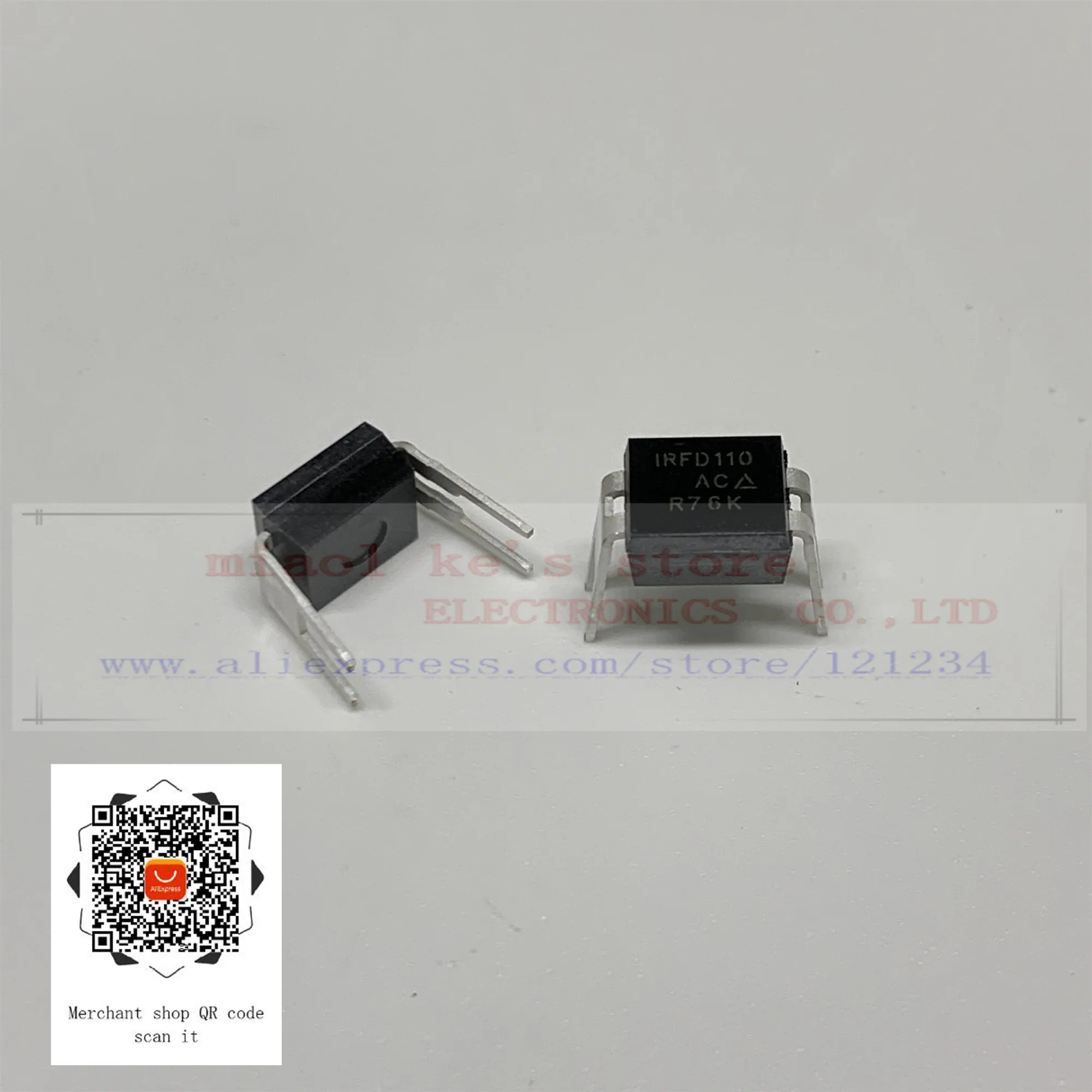 [5 шт. 10 шт.] 100% Новый оригинальный IRFD110PBF IRFD110 [ MOSFET N Channel 100V 1A 1 3 W DIP4] новый Высокое