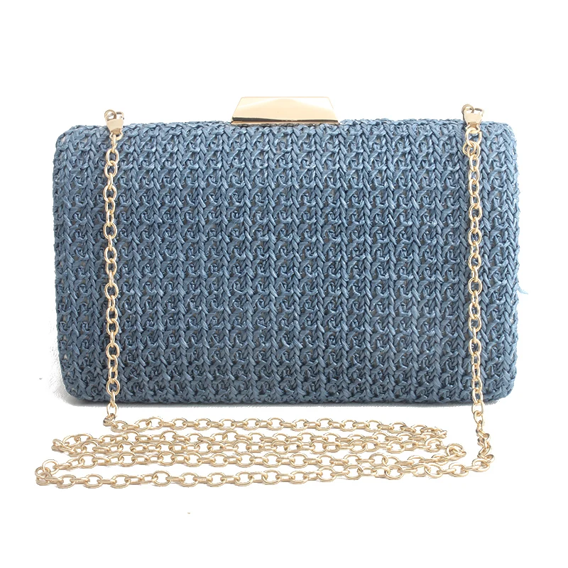 Плетеная Сумка из ротанга Соломенные Сумочки на плечо маленькие пляжные дамские