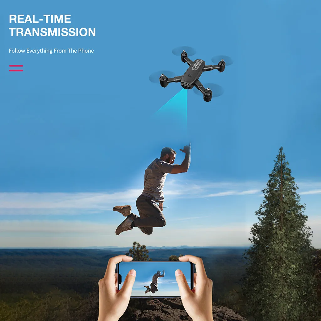 ZD8 GPS складной Дрон WI FI FPV HD Камера селфи Квадрокоптер возврата одной кнопкой