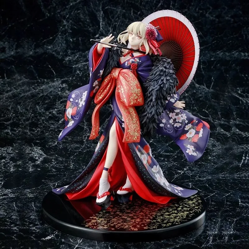 

Женская/фигурка из аниме «жди Night», King Black Saber Huke Ver. Фигурки героев мультфильма King Hua Kui Saber, игрушки