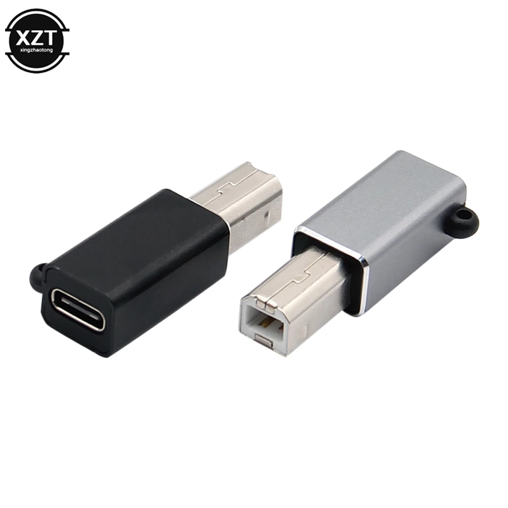 Конвертер USB Type-C в USB-сканер Переходник гнездо-штырь для принтера MIDI-контроллера