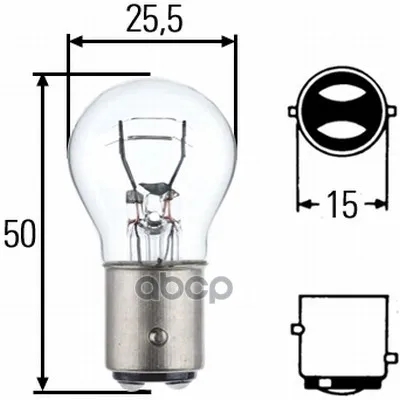 Лампа Накаливания P21/5w 24v 21/5w Bay15d Heavy Duty Expert HELLA арт. 8GD002078011 | Автомобили и мотоциклы