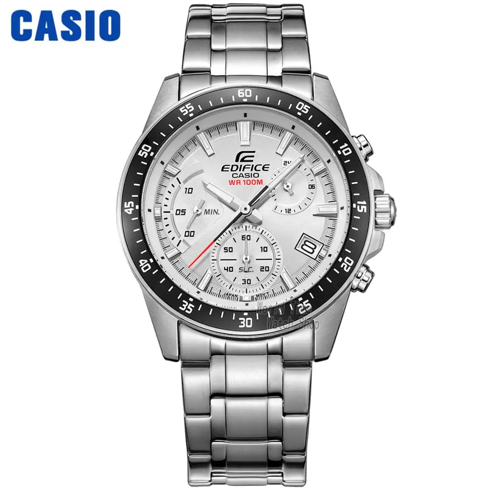 Часы Casio Edifice часы мужские Взрыв лучший бренд класса люкс комплект кварц 100м Водонепроницаемый Световой Хронограф мужские часы Спортивные военные часы дайвинг наручные часы relogio masculino reloj hombre erkek - Цвет: EFV540D7A