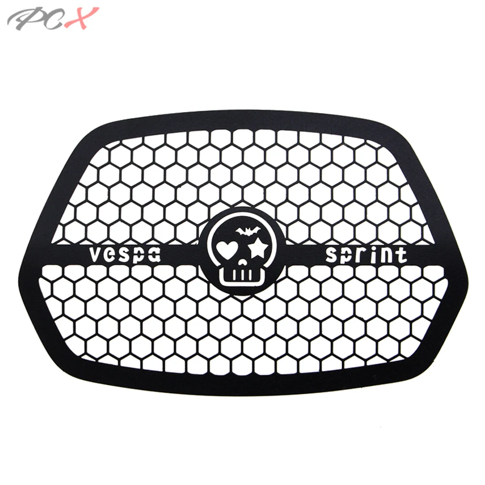 

Защитная крышка для фар мотоцикла, алюминиевая сетка, аксессуары для Piaggio Vespa Sprint 150 2017 2018 2019 2020
