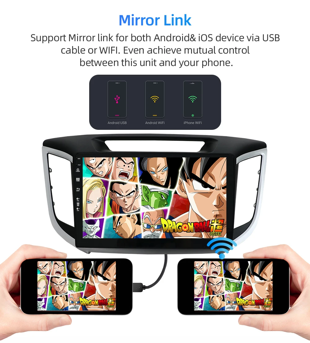 Автомагнитола Bosion мультимедийный проигрыватель на Android 10 0 DSP для Hyundai Creta ix25 2015 2016