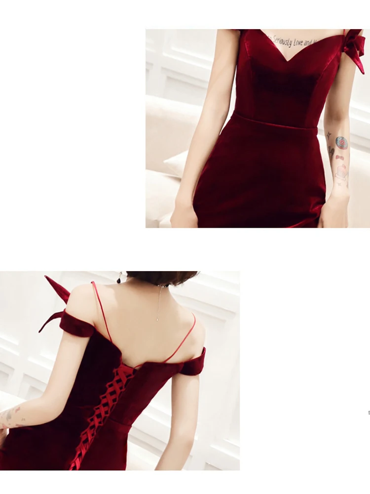 Вечернее платье без рукавов Robe De Soiree с открытой спиной Женские вечерние платья Большие размеры с открытыми плечами элегантные вечерние платья E743