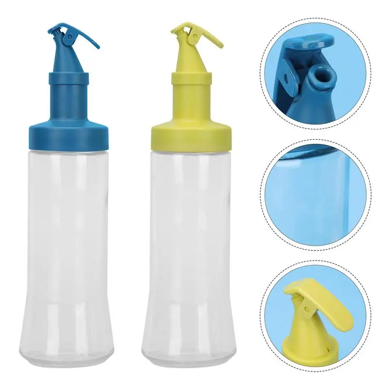 

2Pcs Oil Bottle Vinegar Cruet Oil Dispenser Vinegar Bottle for Restaurant Home Kitchen