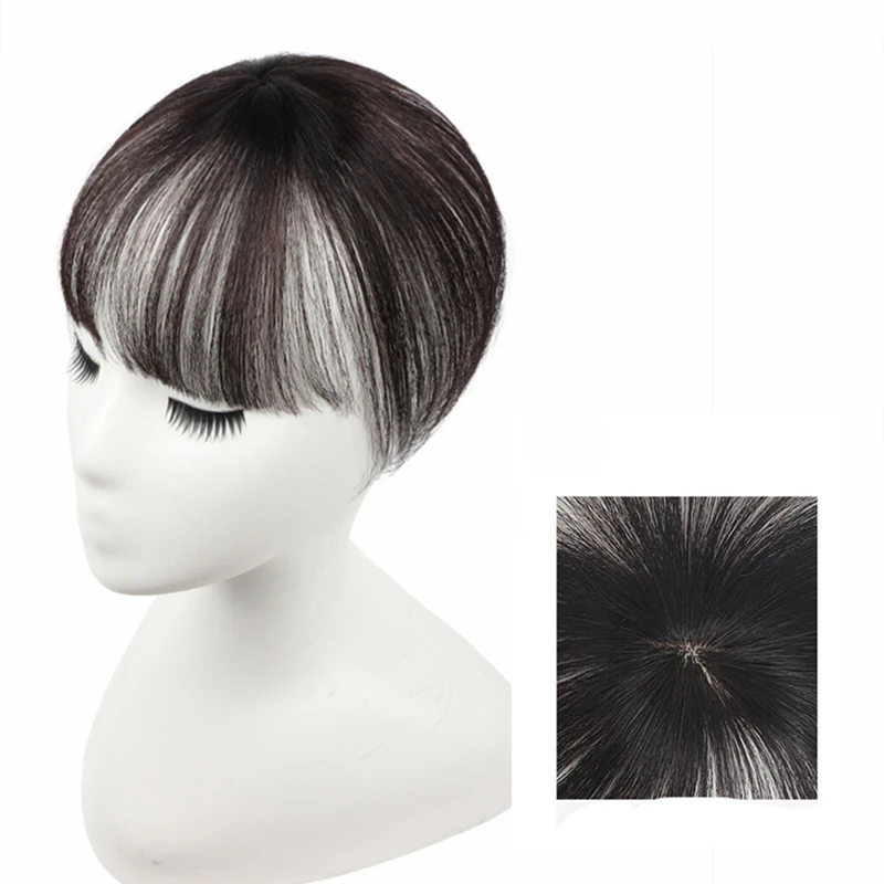 

360 невидимые бразильские человеческие челки Halo Lady Beauty, искусственные кружевные челки с зажимом в воздухе, искусственные волосы не Реми