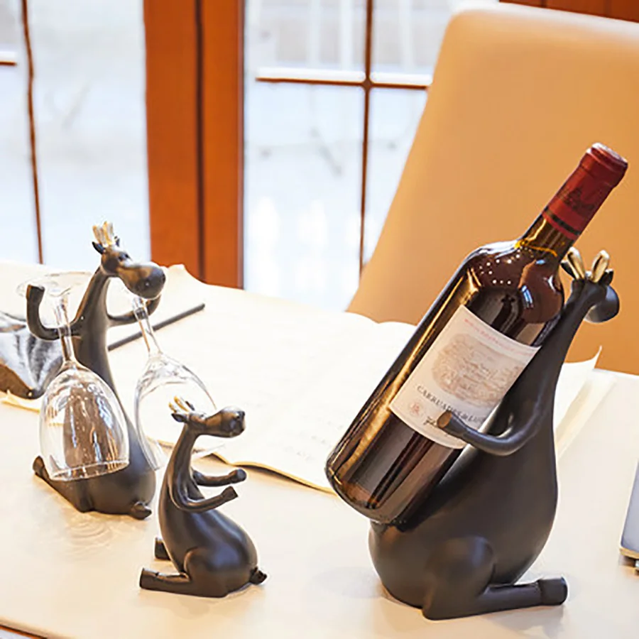 

Modern Minimalist Wine Rack Decoration Nordic Style Craft Decoration Home Home Accessories For Living Room Decoracao Casa 50Z034
