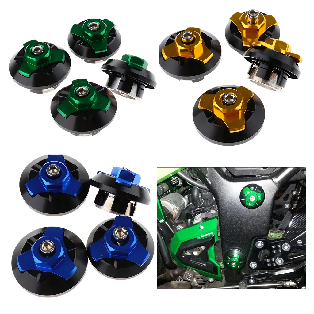 

Motorcycle Frame Fairing Bolt Hole Cap Cover Plug For Kawasaki NINJA250/Z250