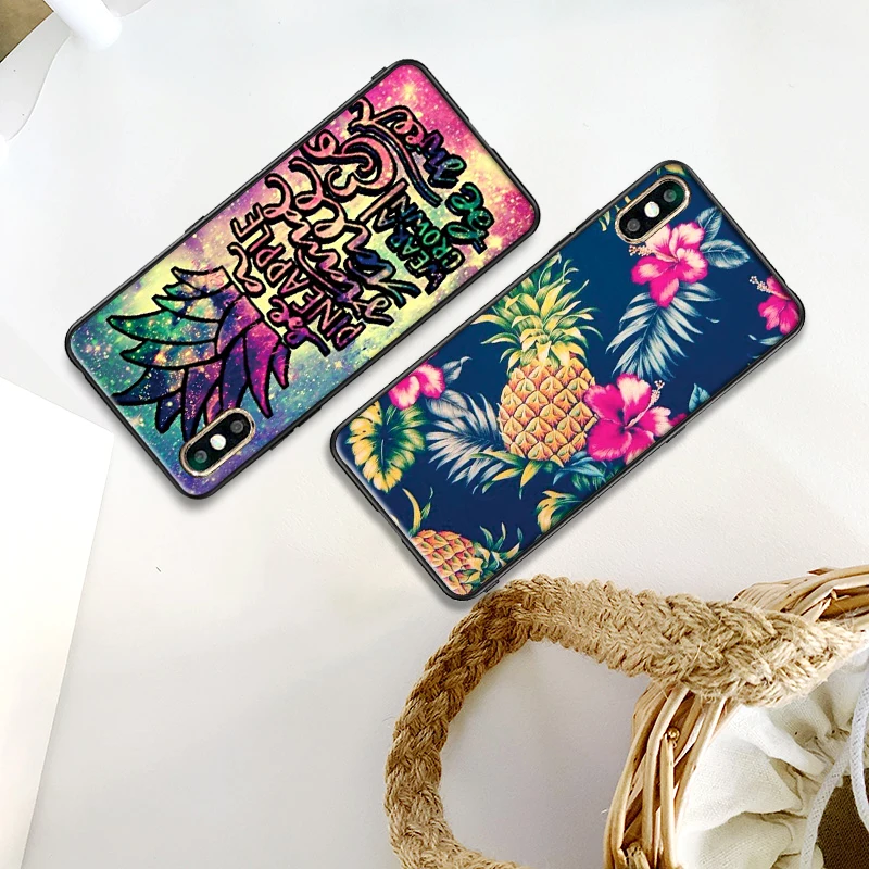 Красочный Wall art ананас чехол для телефона Xiaomi Mi6 8 Lite SE макс 3 9E 5X 6X F1 A1 A2 6 мягкий |