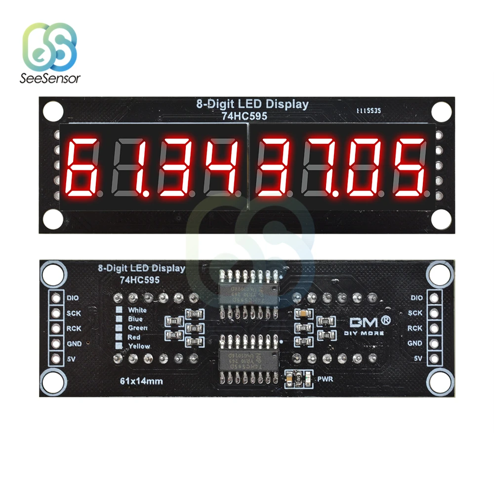 Модуль управления для микроконтроллера Arduino 74HC595 5 В 0 36 дюйма 8-значный